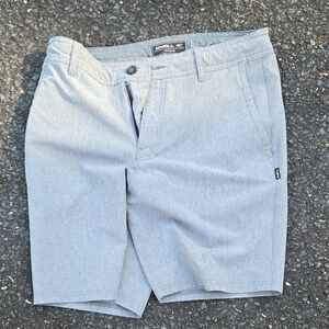 O'Neill Men's Light Gray Flat Front Shorts